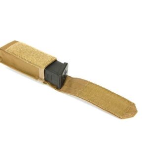 Blue Force Gear-Single Pistol mag Pouch Classic style w/ flap (fits lights multitools) Coyote Brown