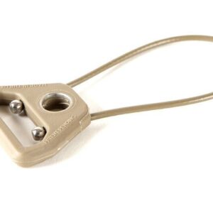 Blue Force Gear Molded UWL 2.75" Wire Length Tan Nylon with Push Button QD socket and 1.25" Webbing Slot