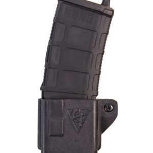 CompTac AR 223 Mag Pouch with Push Button Lock Mount -Black - LSC (Right Hand Shooter)