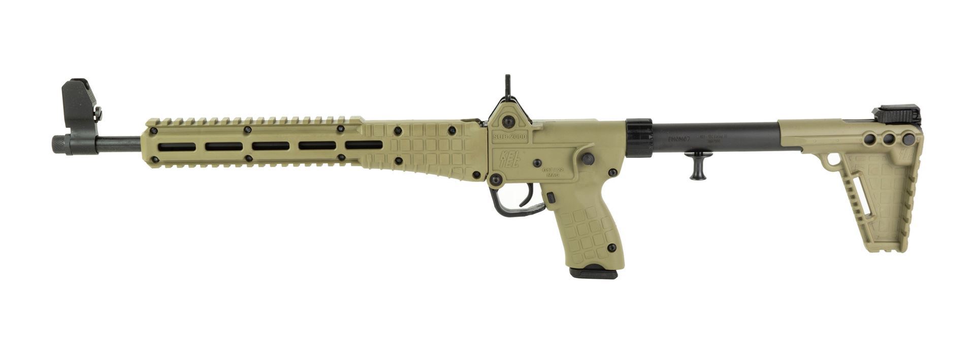 KelTec Sub-2000 9mm Carbine Glock 17 10rd Magazine Blued Tan Finish - Image 2