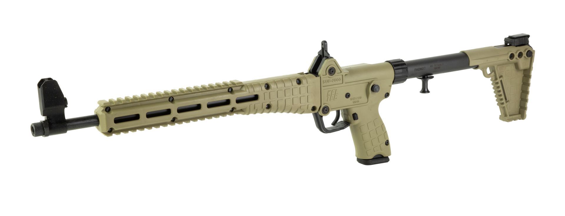 KelTec Sub-2000 9mm Carbine Glock 17 10rd Magazine Blued Tan Finish - Image 3