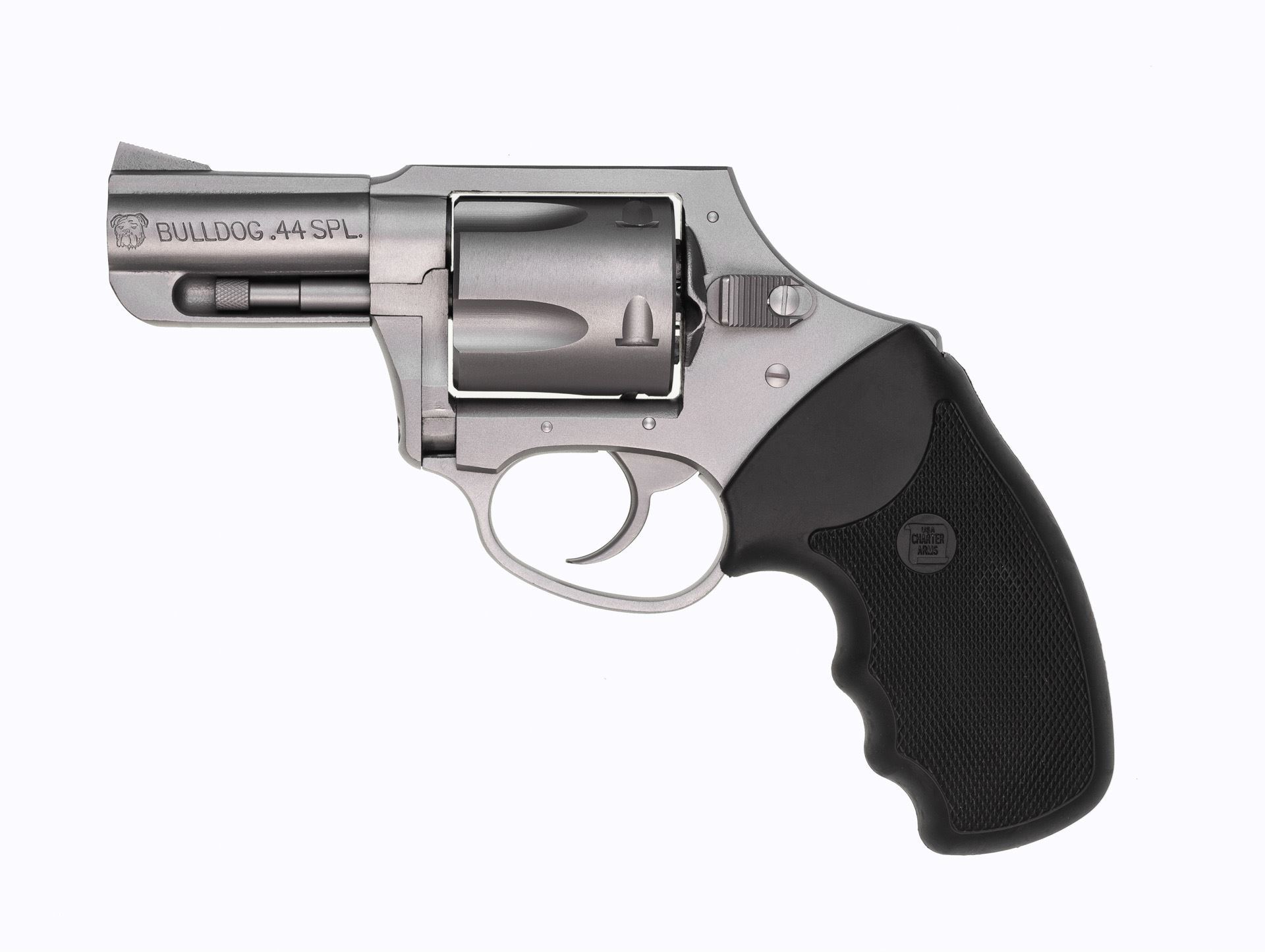 Charter Arms Bulldog .44 Special 2.5" Barrel 5rd Stainless Steel Revolver DAO Hammer