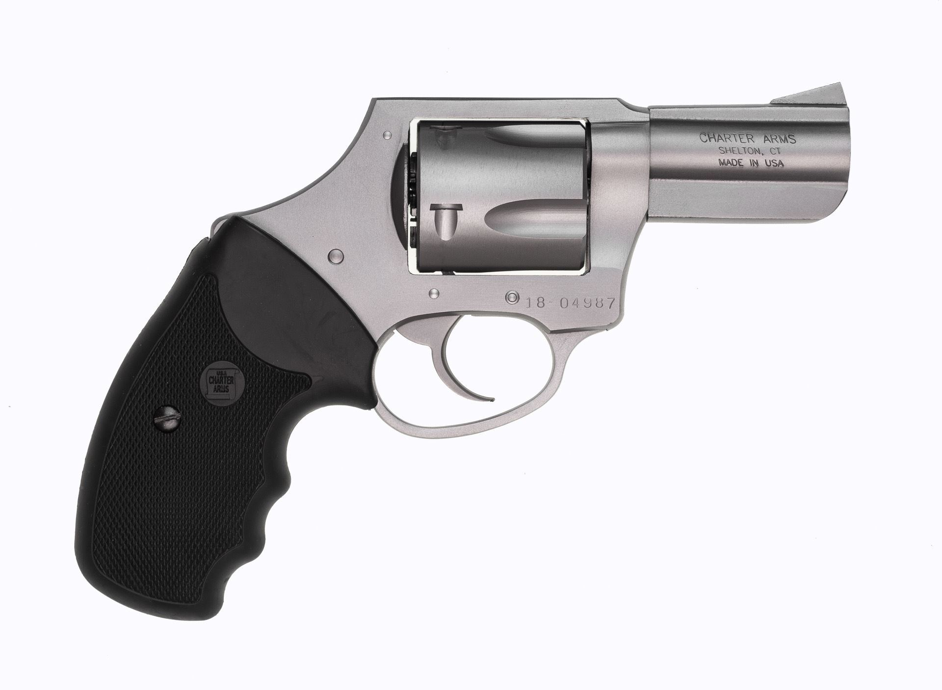 Charter Arms Bulldog .44 Special 2.5" Barrel 5rd Stainless Steel Revolver DAO Hammer - Image 2