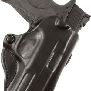 DESANTIS MINI SCABBARD HOLSTER - RH OWB LEATHER SIG P238 BLACK