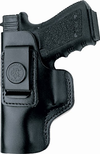 DESANTIS INSIDER HOLSTER IWB - LH LTHR FITS GLOCK 42/43 BLACK