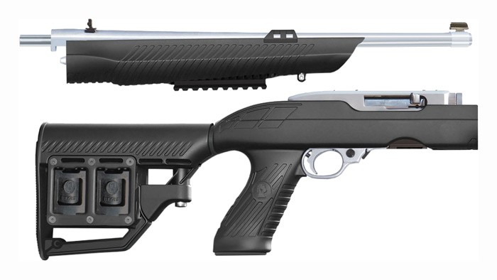 ADTAC RM-4 STOCK RUGER 10/22 - TAKE DOWN TACTICAL BLACK SYN