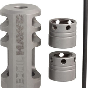 BROWNING RECOIL HAWG MUZZLE - BRAKE SILVER COLLARS & TOOL