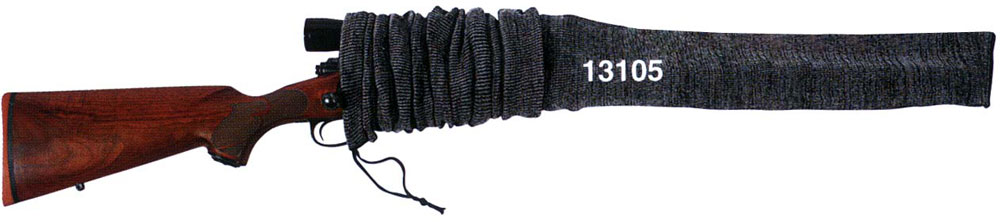 ALLEN GUN SOCK 52" KNIT GRAY - OVERSIZED SCOPED & NON-SCOPED
