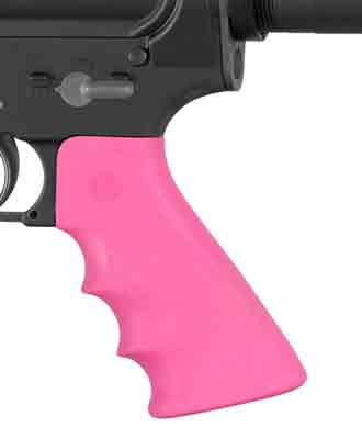 HOGUE AR-15 RUBBER GRIP HANDLE - PINK - Image 2