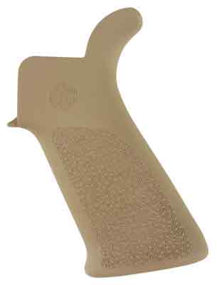 HOGUE AR-15 BEAVERTAIL GRIP - NO FINGER GROOVES FDE