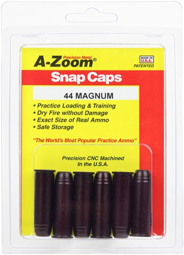 A-ZOOM METAL SNAP CAP .44 MAG. - 6-PACK - Image 2