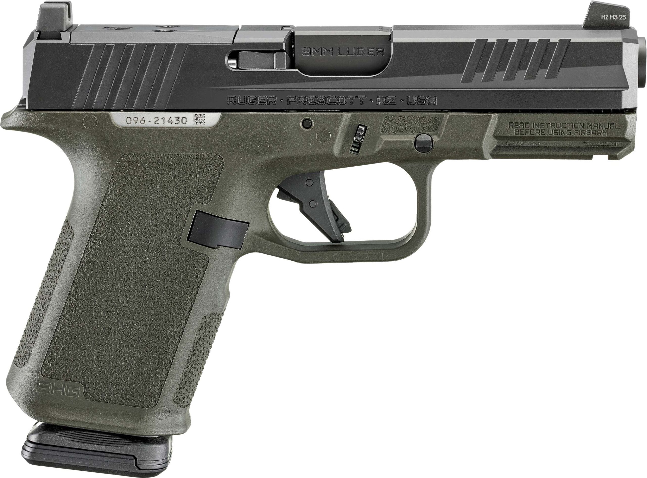 RUG RXM 9MM PST ODG 15RD