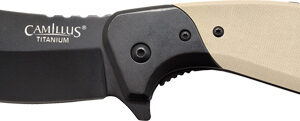 CAMILLUS CHONK DROP POINT - 2.75" SS BLADE G10 HANDLE TAN