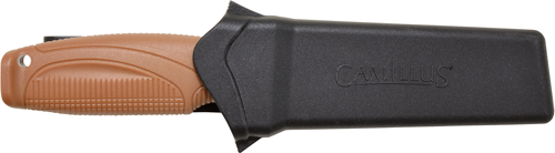 CAMILLUS SWEDGE FIXED BLADE - 4.3" SS BLADE NYLON BROWN - Image 2