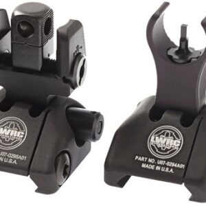 LWRC SIGHT SET FOLDING - SKIRMISH BUIS BLACK PICATINNY