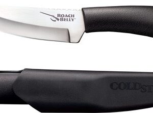 COLD STEEL ROACH BELLY 4.5" - PLAIN EDGE BLADE W/SHEATH