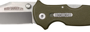 COLD STEEL BUSH RANGER LITE - 3.5" PLAIN EDGE CLIP FOLDER