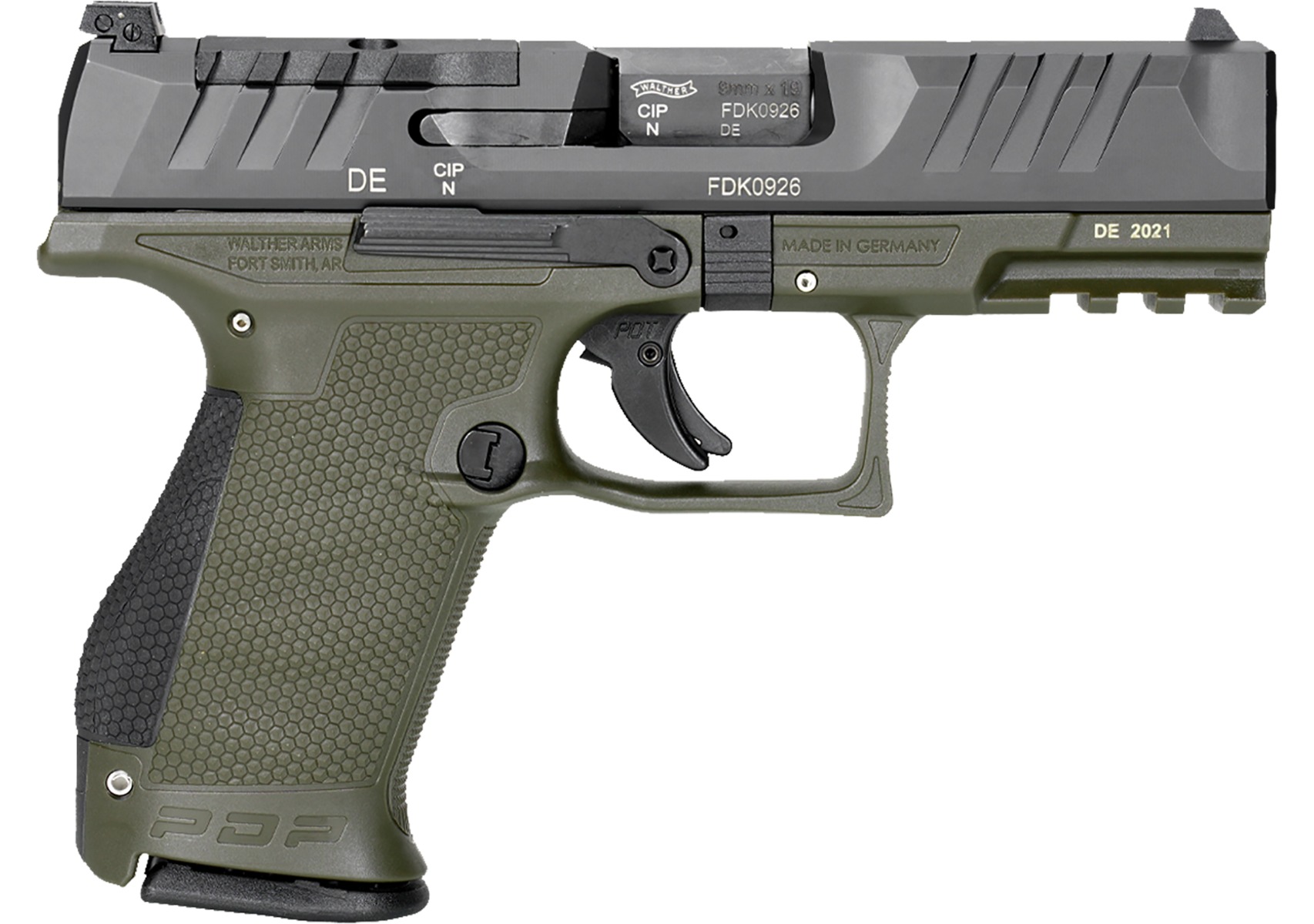 WAI PDP COM OR 9MM 4B/GRN 15RD