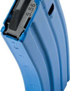 CPD MAGAZINE AR15 5.56X45 30RD - BLUE FINISH ALUMINUM