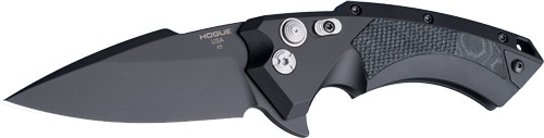 HOGUE X5 3.5" FOLDER SPEAR - POINT BLADE ALUM/G-MASCUS BLK