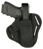 BLACKHAWK PANCAKE HOLSTER #05 - LARGE AUTOS 3.75"-4.5" BLACK