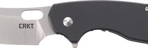 CRKT PILAR LARGE 2.66" PLAIN - EDGE FOLDING BLADE W/G-10 HND
