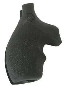 HOGUE GRIPS S&W J FRAME - ROUND BUTT BANTAM BLACK