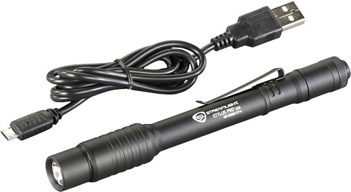 STREAMLIGHT STYLUS PRO USB - LIGHT WHITE LED W/POCKET CLIP