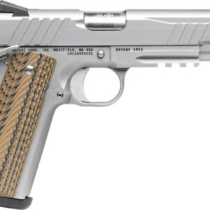 SAV 1911 GOVT 45AP 8RD SS RAIL