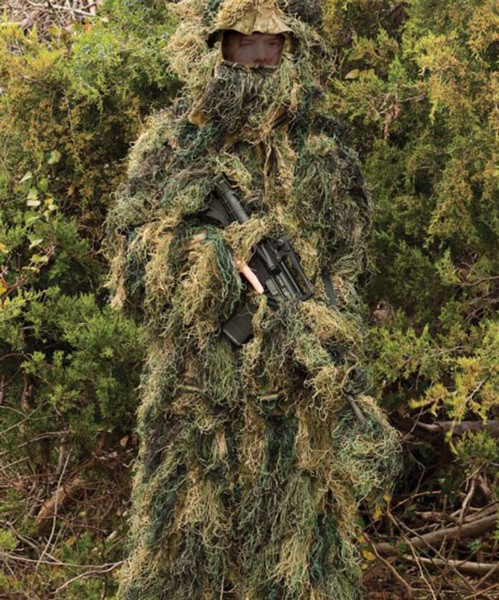 RED ROCK GHILLIE SUIT WOODLAND - 5 PIECE ADULT MEDIUM/LARGE
