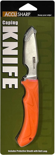ACCUSHARP CAPING KNIFE 3" - BLADE NON SLIP GRIP W/SHEATH - Image 2