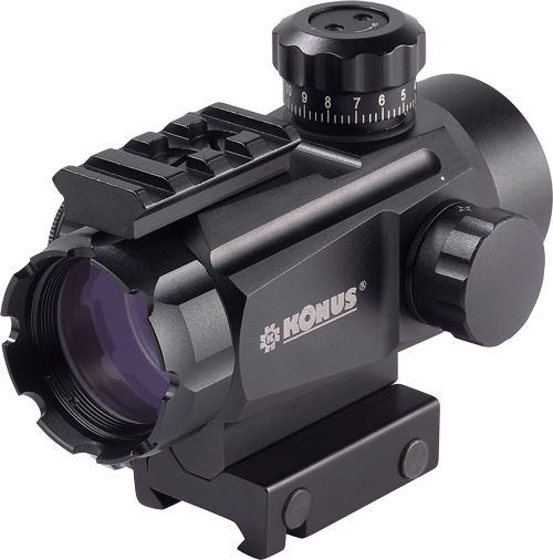 KONUS RED/GREEN DOT KONUSIGHT - 1X30 4-INTERCHANGEABLE RET