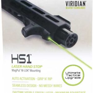 VIRIDIAN LASER HANDGUARD HS1 - GREEN W/HAND STOP M-LOK BLACK