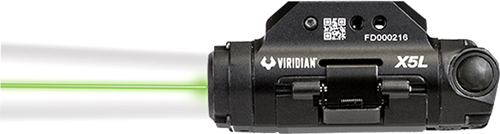VIRIDIAN LASER/LIGHT X5L GREEN - GEN3 UNI RAIL MNT W/ECR