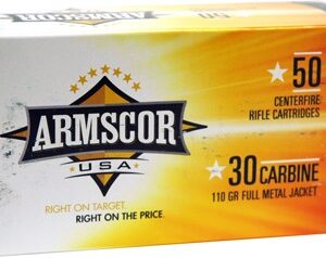 ARMSCOR 30 CARBINE 110GR FMJ - 50RD 20BX/CS