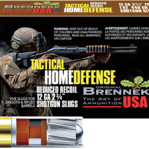 BRENNEKE USA REDUCED RECOIL - 12GA 2.75" 1OZ SLUG 5RD 50BX/C