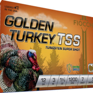 FIOCCHI GOLDEN TURKEY TSS 12GA - 3" 1-5/8OZ #7 5RD 10BX/CS
