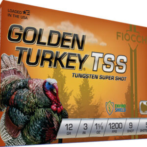 FIOCCHI GOLDEN TURKEY TSS 12GA - 3" 1-5/8OZ #9 5RD 10BX/CS