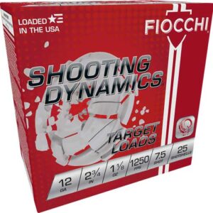 FIOCCHI 12GA 2.75" 1-1/8OZ - #7.5 1250FPS 250RD CASE LOT