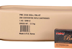 PMC 223 REM 55GR FMJ-BT - 200RD BATTLE PACK  5BP/CS