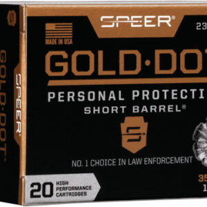 SPEER GOLD DOT 357 MAG 135GR - GDHP SHORT BARREL 20RD 10BX/CS