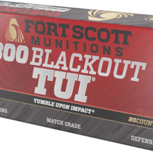 FORT SCOTT 300 AAC 115GR TUI - SOLID COPPER 20RD 25BX/C