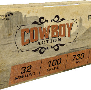 FIOCCHI 32 S&W LONG 100GR LEAD - WADCUTTER 50RD 20BX/CS