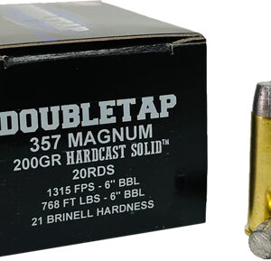 DOUBLETAP 357 MAG 200GR WFNGCH - HARDCAST SOLID 20RD 50BX/CS