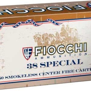 FIOCCHI 38 SPECIAL 158GR - LEAD-FP 50RD 10BX/CS