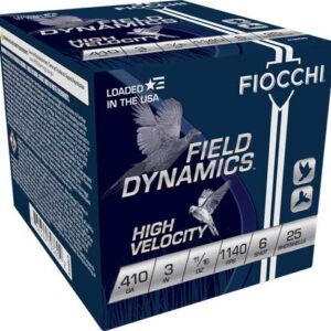 FIOCCHI HIGH VELOCITY 410 3" - 11/16OZ #6 25RD 10BX/CS