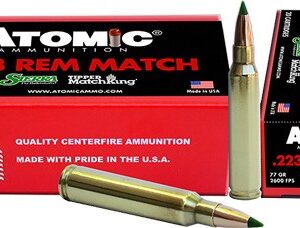 ATOMIC 223 REM 77GR TIPPED - MATCHKING 20RD 10BX/CS