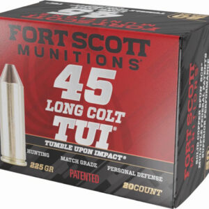 FORT SCOTT 45 LC 225GR TUI - SOLID COPPER 20RD 25BX/CS