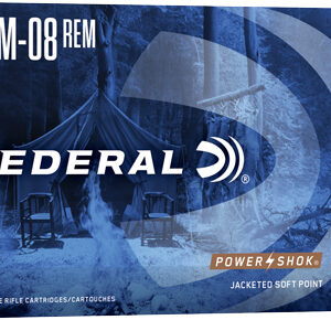 FEDERAL POWER-SHOK 7MM-08 REM - 150GR SP 20RD 10BX/CS
