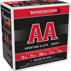 WINCHESTER AA 12GA 2.75" - 1-1/8OZ #9 1300FPS 250RD CASE